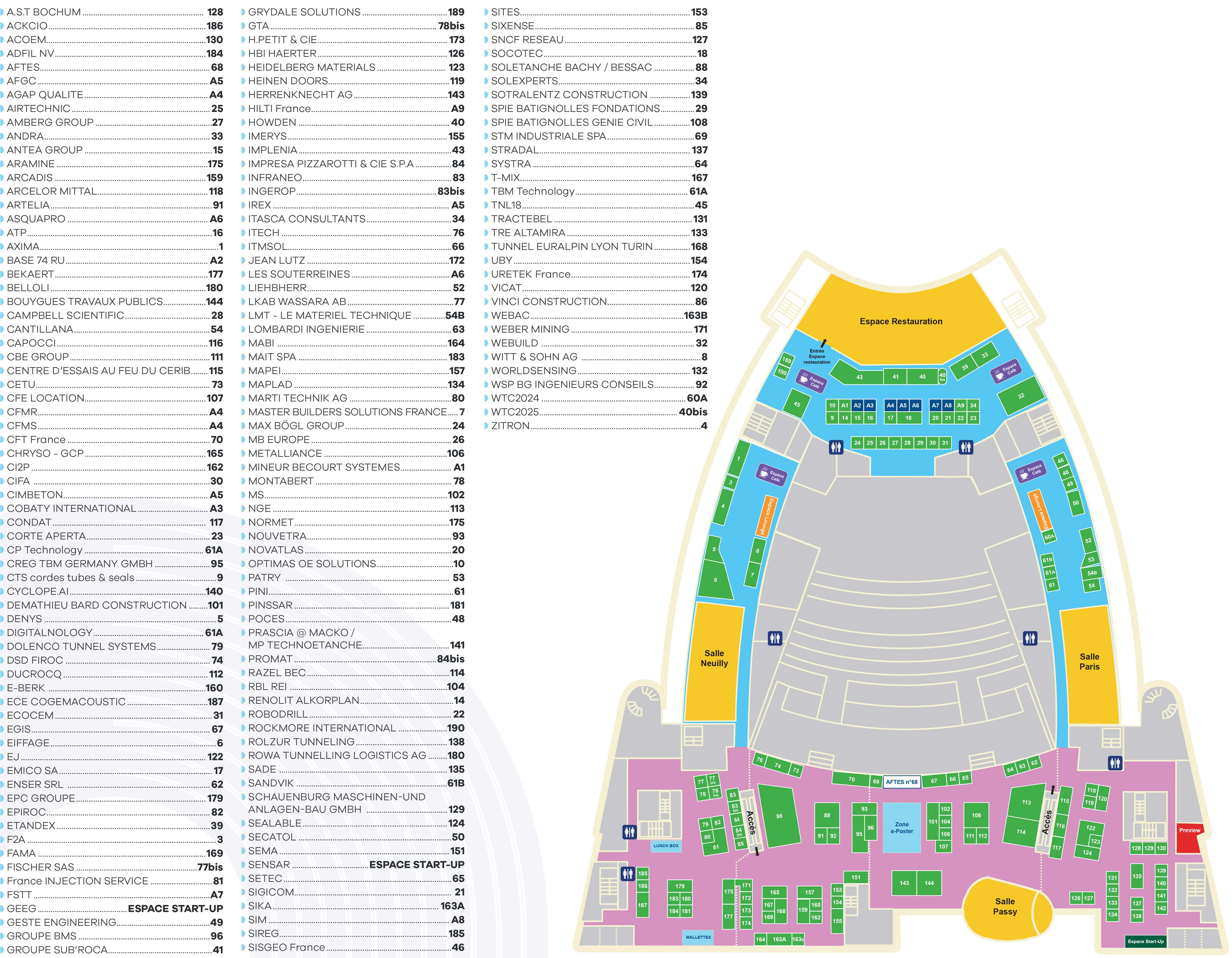 Plan de l'exposition